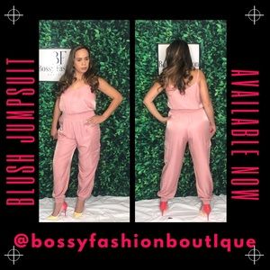 Blush jumpsuit